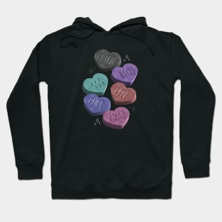 Creepy Heart Candy Hoodie